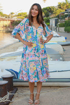 DREAMCATCHER | SIENNA HALF SLEEVE MIDI DRESS | Bohemian Love Runway