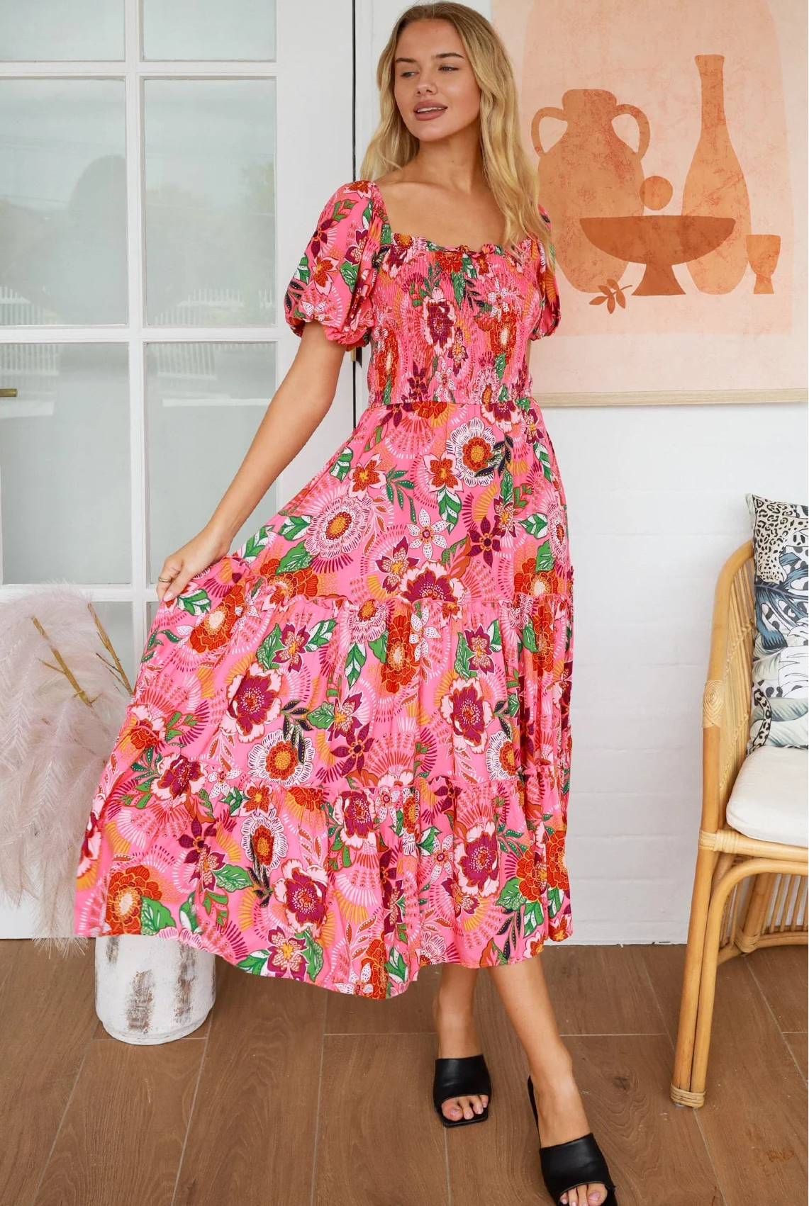 DREAMCATCHER | ISABELLA MIDI DRESS | Bohemian Love Runway