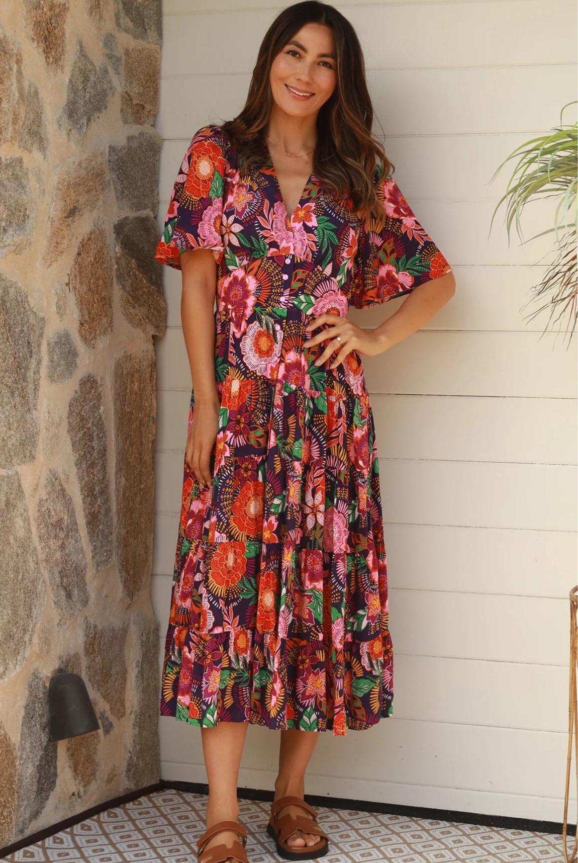 DREAMCATCHER | VIOLET MIDI DRESS | Bohemian Love Runway