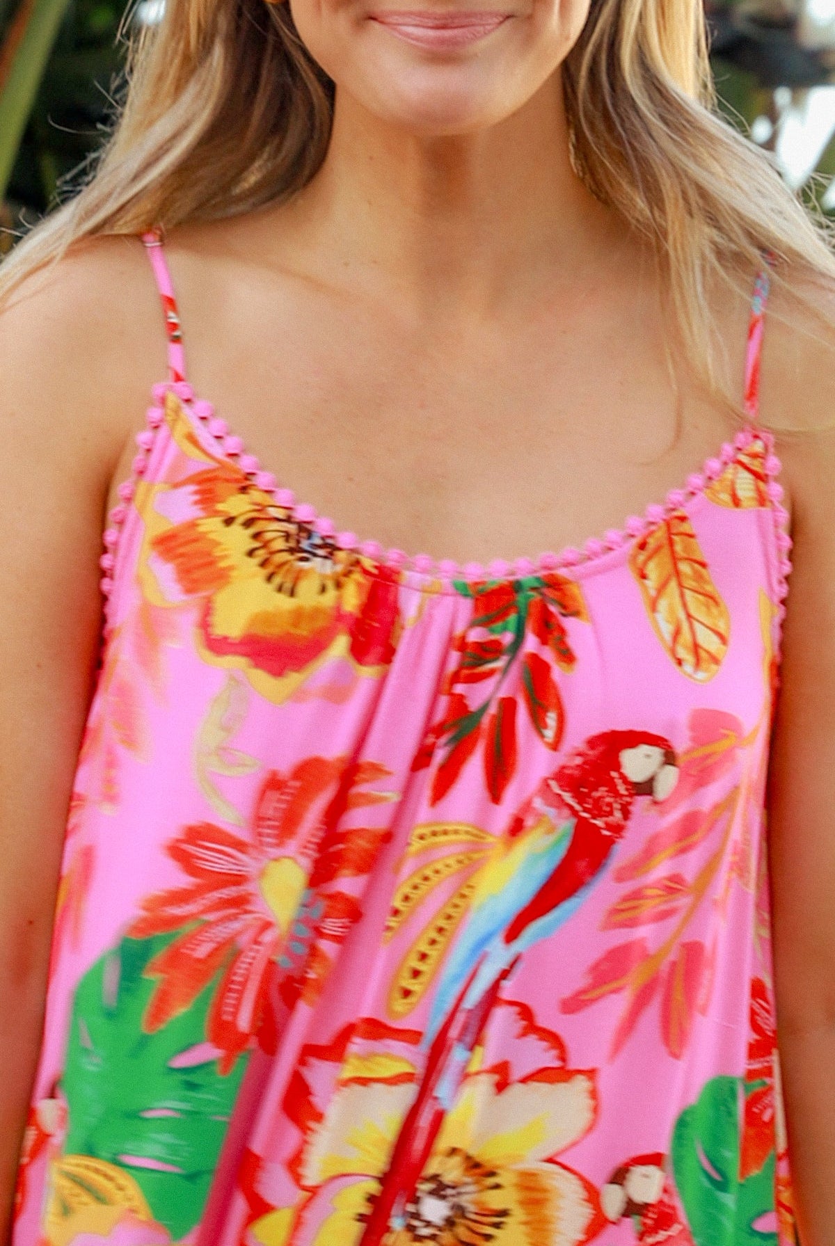 DREAMCATCHER | WILD POPPY SLIP MAXI DRESS PINK | Bohemian Love Runway