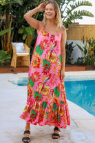 DREAMCATCHER | WILD POPPY SLIP MAXI DRESS PINK | Bohemian Love Runway