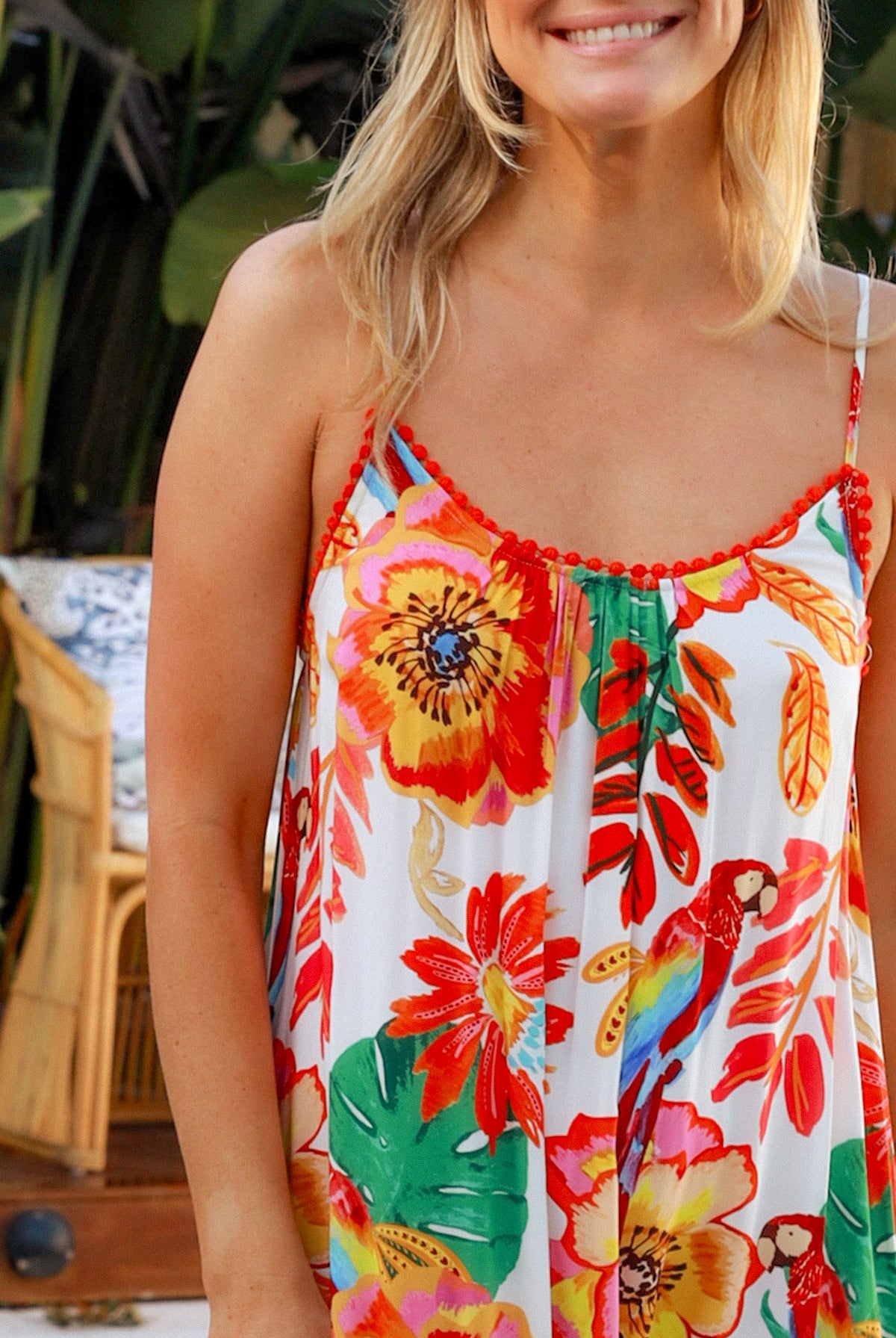 DREAMCATCHER | WILD POPPY SLIP MAXI DRESS WHITE | Bohemian Love Runway