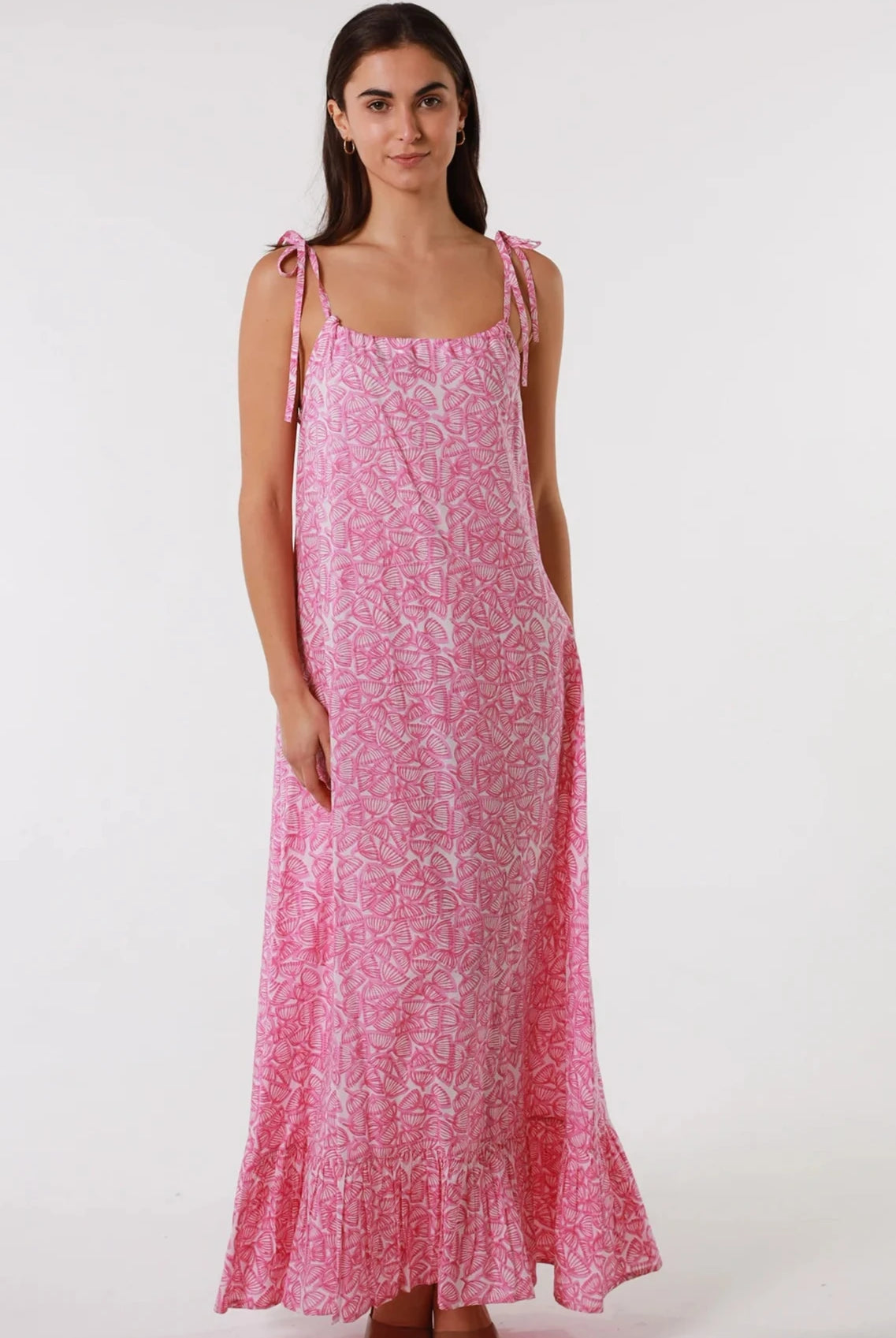 PEACOCK FEATHER | MARLEY COTTON SLIP MAXI DRESS | Bohemian Love Runway