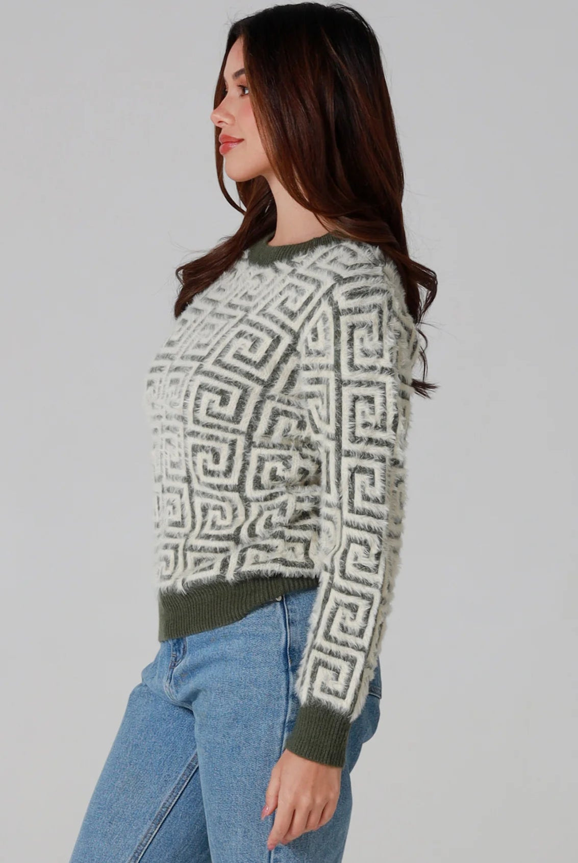 CHARLOTTE THE LABEL | ZIGGY KNIT OLIVE | Bohemian Love Runway