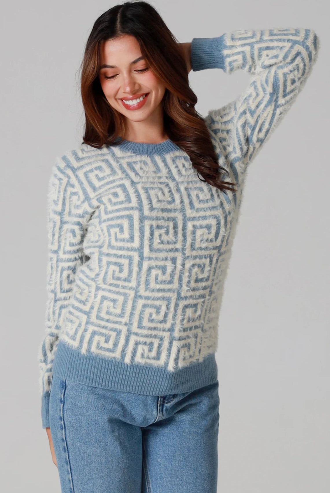 CHARLOTTE THE LABEL | ZIGGY KNIT BLUE | Bohemian Love Runway