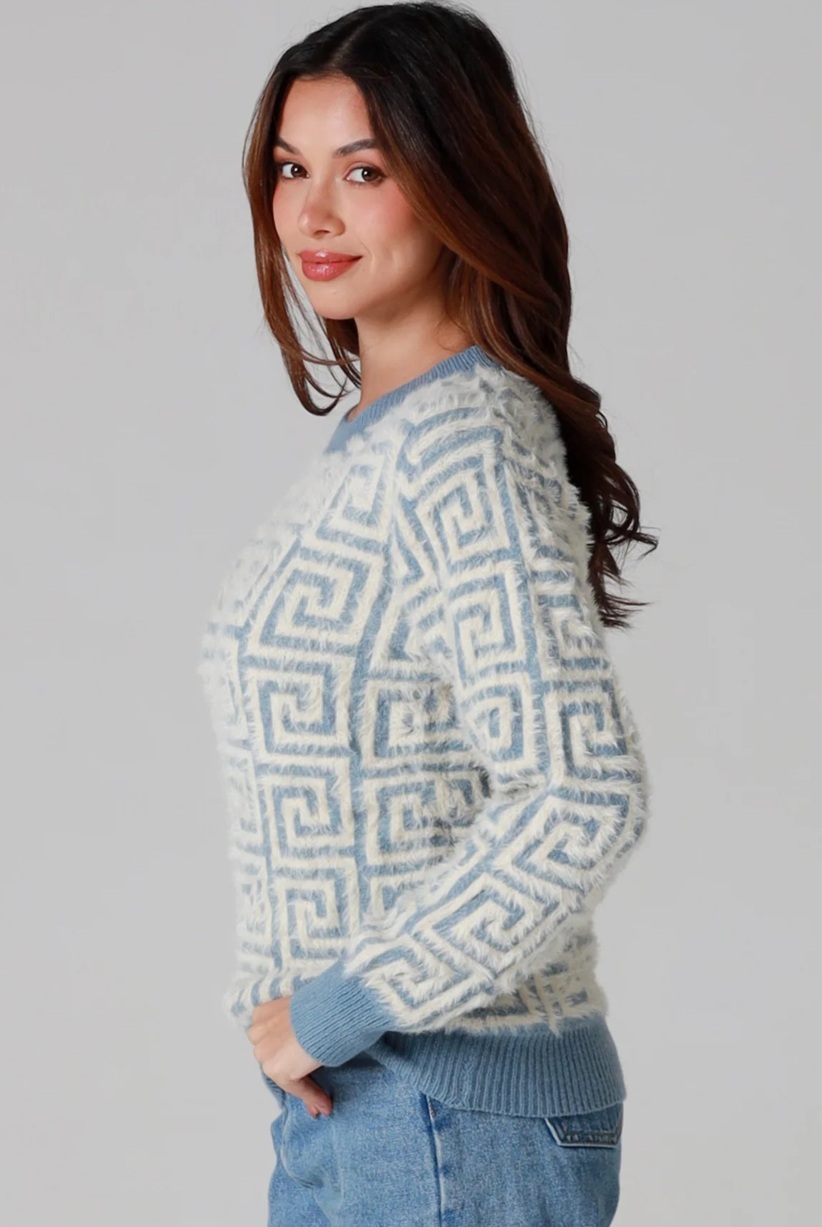CHARLOTTE THE LABEL | ZIGGY KNIT BLUE | Bohemian Love Runway