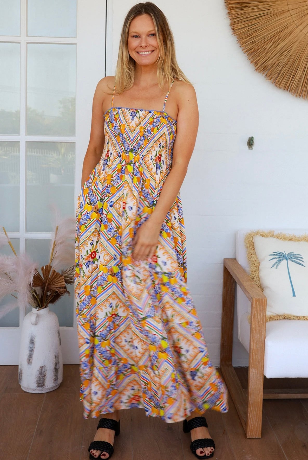 SALTY PALM | CAPRI SLIP MAXI DRESS | Bohemian Love Runway