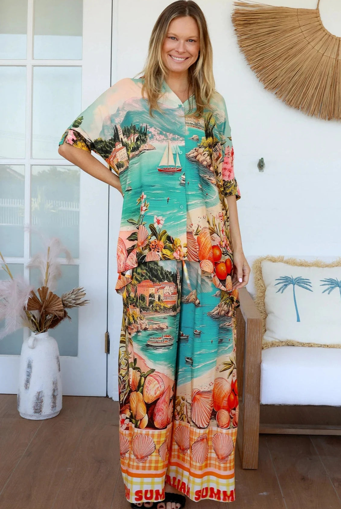 SALTY PALM | PORTOFINO PANT | Bohemian Love Runway
