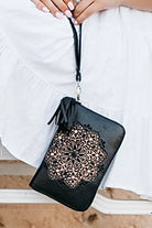 SHOE SHU | SUMMER ZIP WALLET BLACK | Bohemian Love Runway