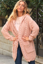 ISABELLA | HARMONY KNIT CARDIGAN PINK | Bohemian Love Runway