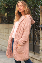 ISABELLA | HARMONY KNIT CARDIGAN PINK | Bohemian Love Runway