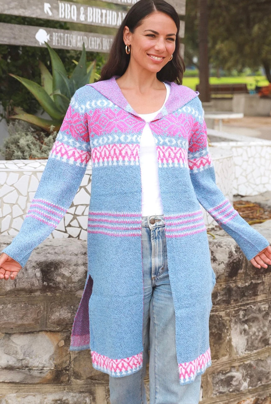 ISABELLA | TABITHA HOODIE KNIT CARDIGAN | Bohemian Love Runway
