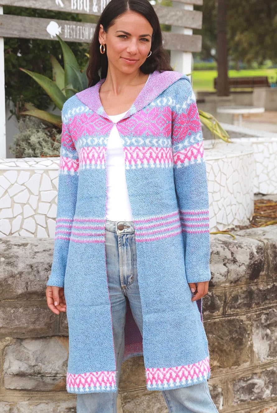 ISABELLA | TABITHA HOODIE KNIT CARDIGAN | Bohemian Love Runway