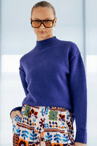 WHITE CLOSET | SESAME KNIT COBALT | Bohemian Love Runway