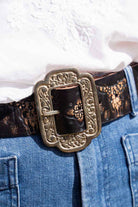 HOUSE OF SKYE | GYPSY TORO LEATHER BELT CHOCOLATE | Bohemian Love Runway
