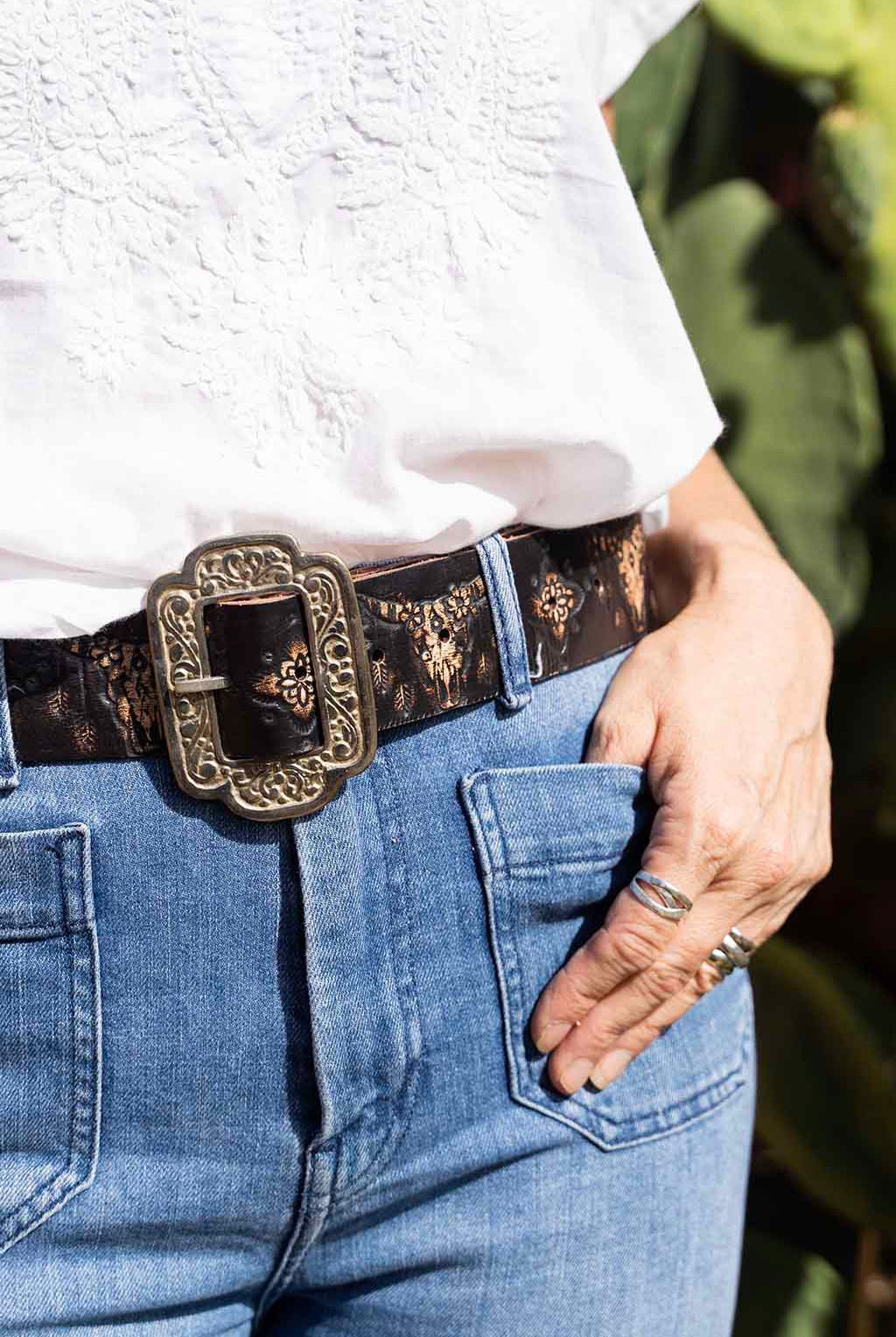 HOUSE OF SKYE | GYPSY TORO LEATHER BELT CHOCOLATE | Bohemian Love Runway