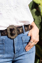 HOUSE OF SKYE | GYPSY TORO LEATHER BELT CHOCOLATE | Bohemian Love Runway