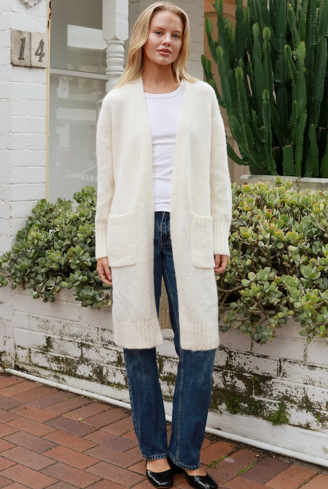 AVAMIA | HAZEL KNIT CARDIGAN CREAM | Bohemian Love Runway