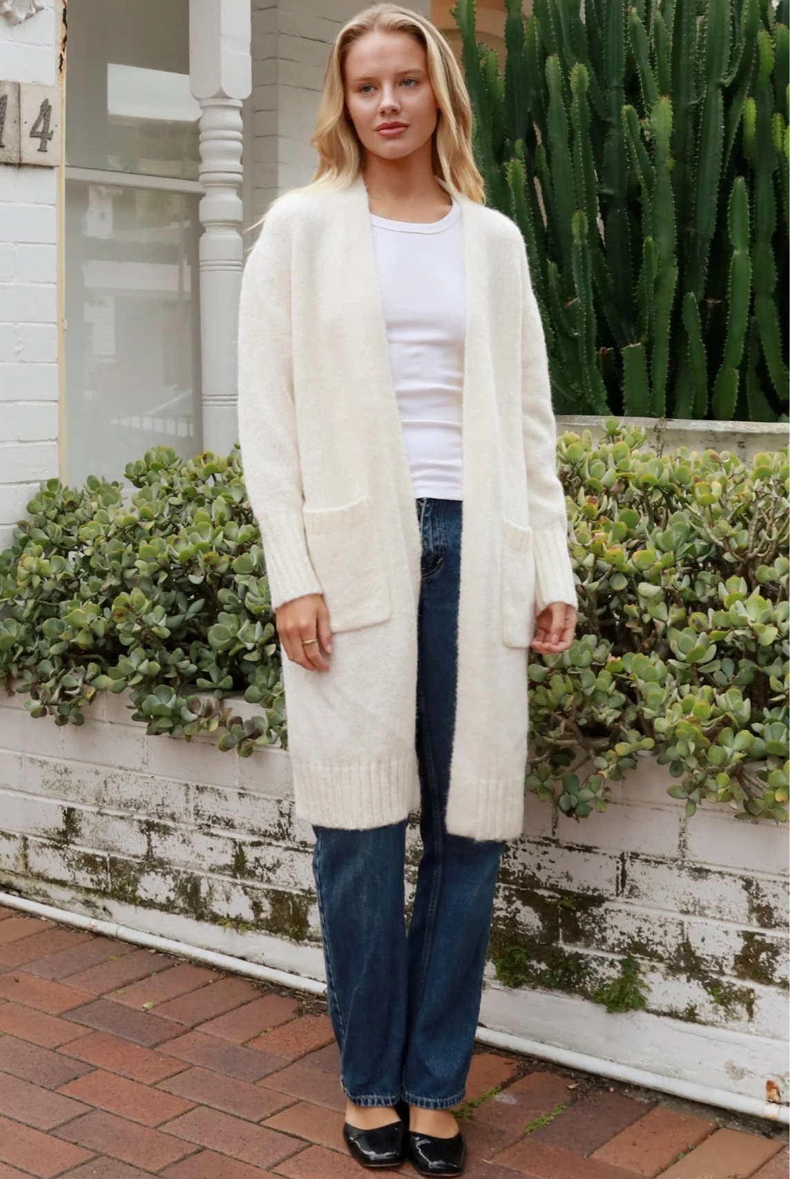 AVAMIA | HAZEL KNIT CARDIGAN CREAM | Bohemian Love Runway