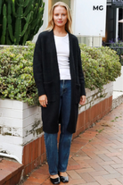 AVAMIA | HAZEL KNIT CARDIGAN BLACK | Bohemian Love Runway