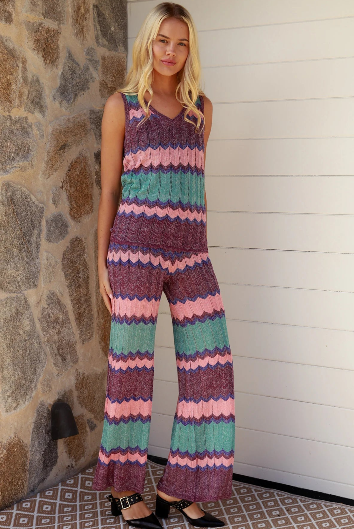 CHARLOTTE THE LABEL | MISHKRA KNIT LOUNGE SET | Bohemian Love Runway