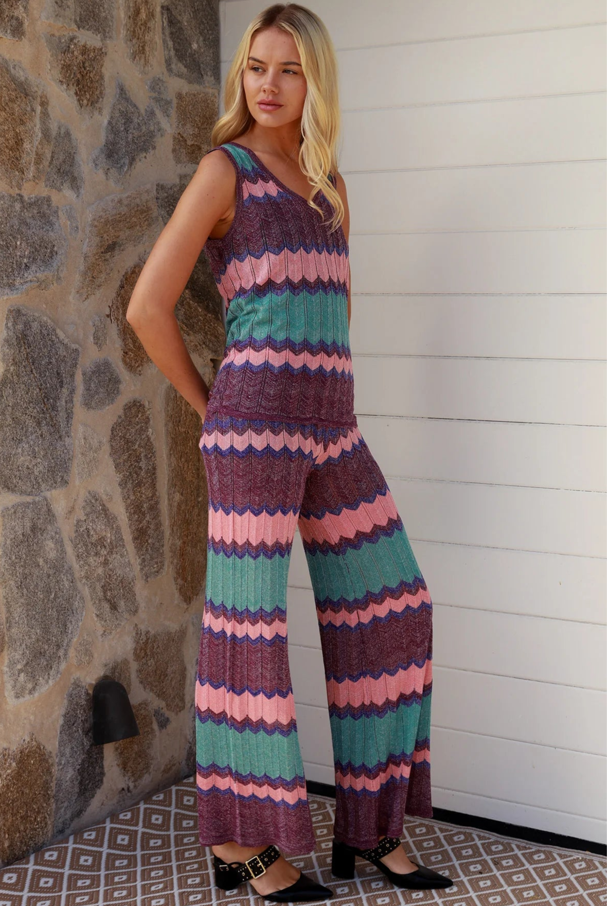 CHARLOTTE THE LABEL | MISHKRA KNIT LOUNGE SET | Bohemian Love Runway