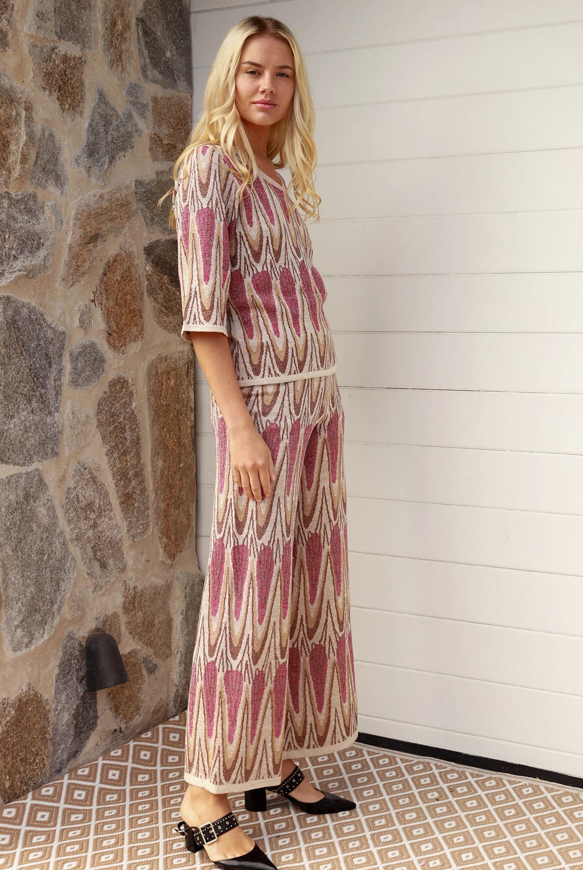 CHARLOTTE THE LABEL | GABBI KNIT LOUNGE SET | Bohemian Love Runway