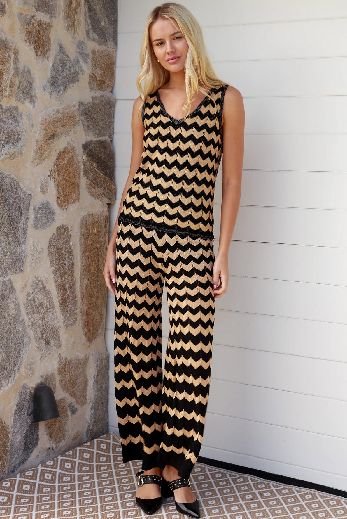 CHARLOTTE THE LABEL | ZIGGY KNIT LOUNGE SET | Bohemian Love Runway