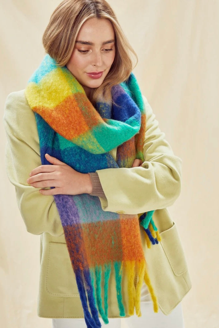 ANGELS WHISPER | MAHA FLUFFY TASSEL SCARF | Bohemian Love Runway