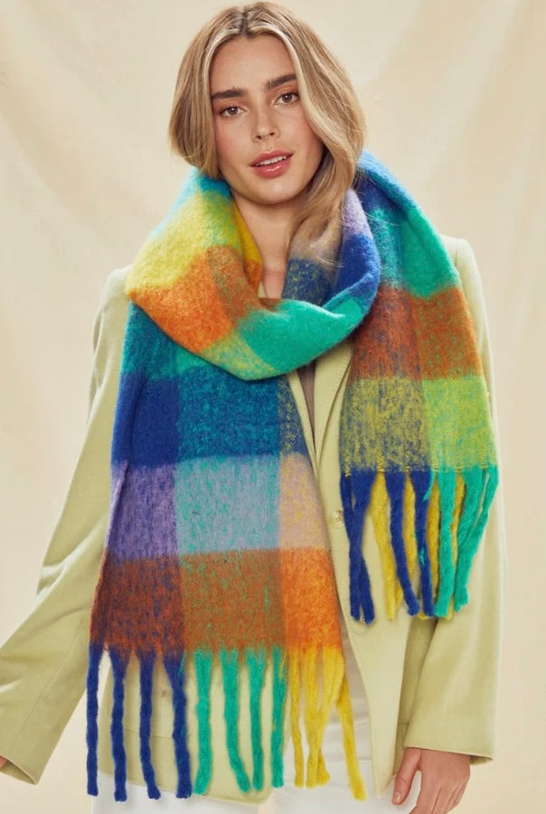 ANGELS WHISPER | MAHA FLUFFY TASSEL SCARF | Bohemian Love Runway