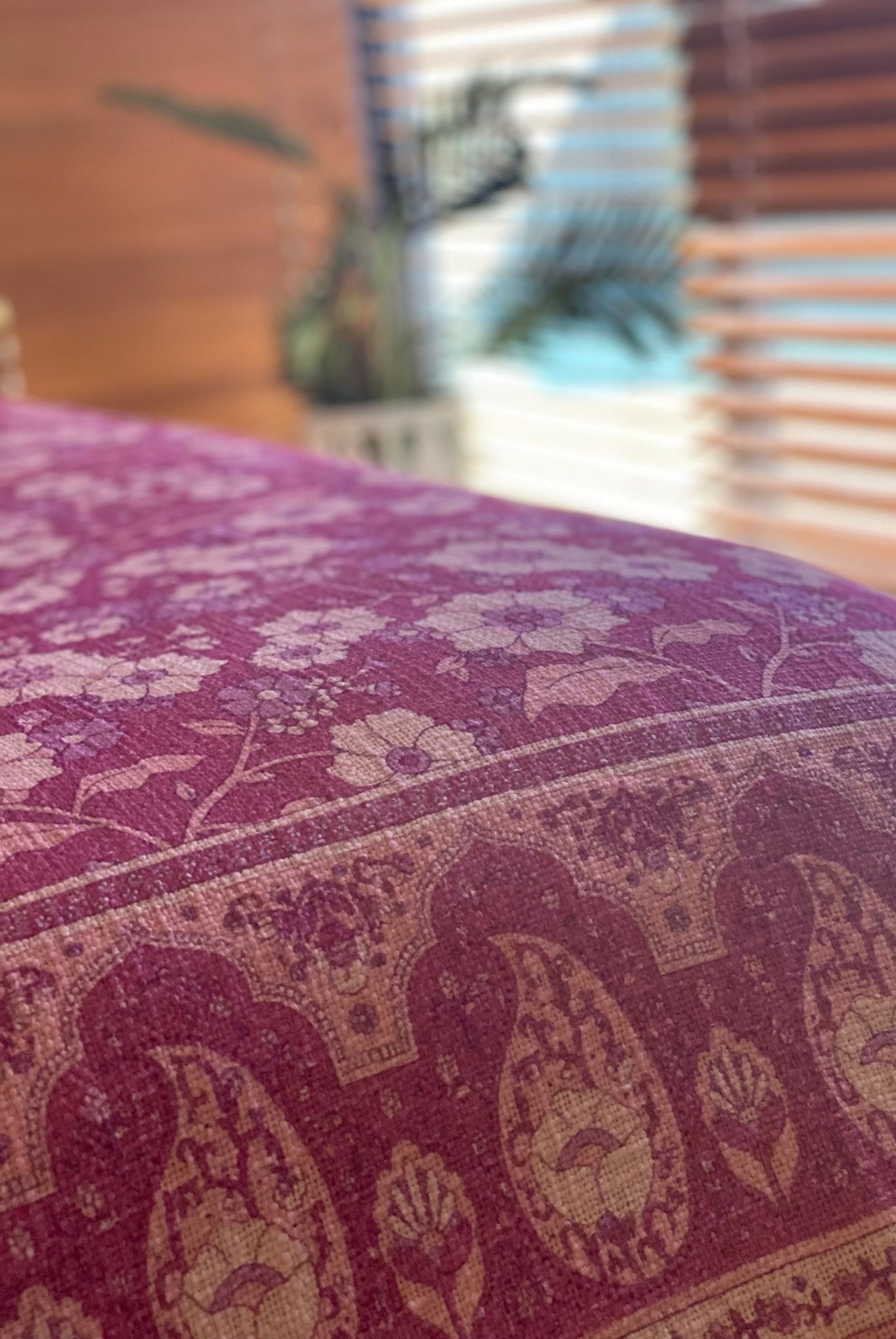 HOUSE OF SKYE | WOODSTOCK THROW RASBERRY | Bohemian Love Runway