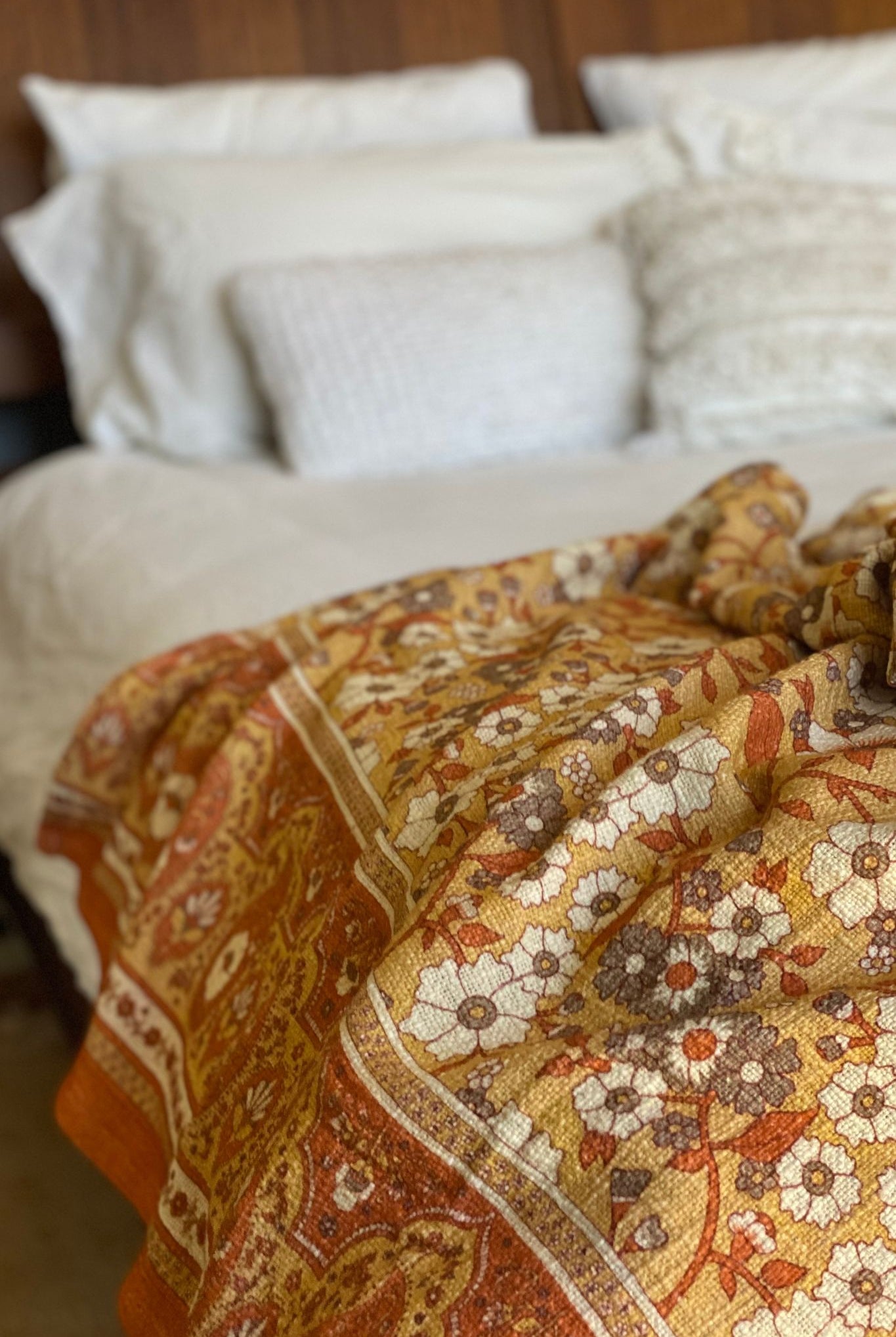 HOUSE OF SKYE | WOODSTOCK THROW BUTTERCUP | Bohemian Love Runway