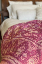 HOUSE OF SKYE | WOODSTOCK THROW RASBERRY | Bohemian Love Runway