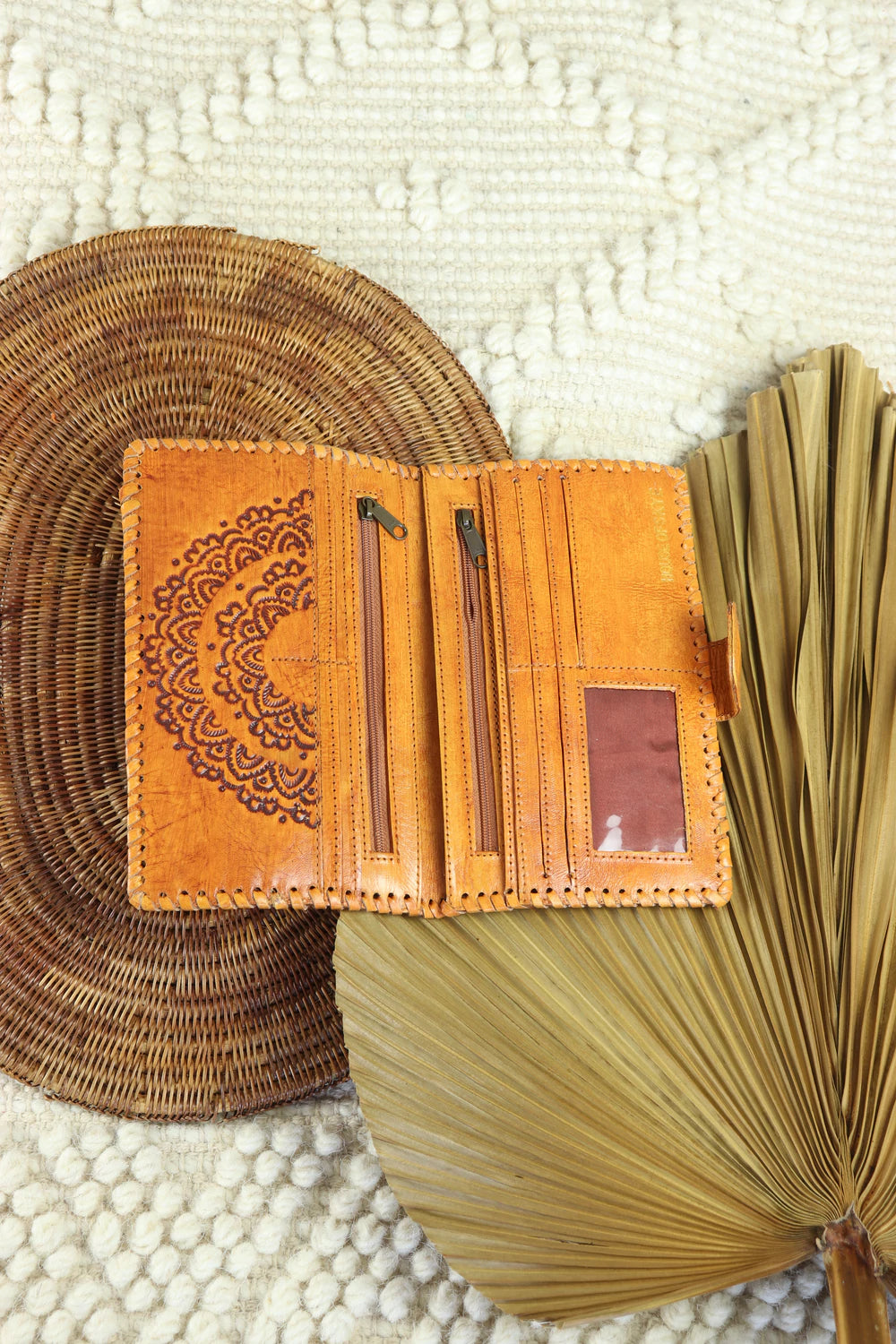 HOUSE OF SKYE | MANDALA LEATHER WALLET | Bohemian Love Runway