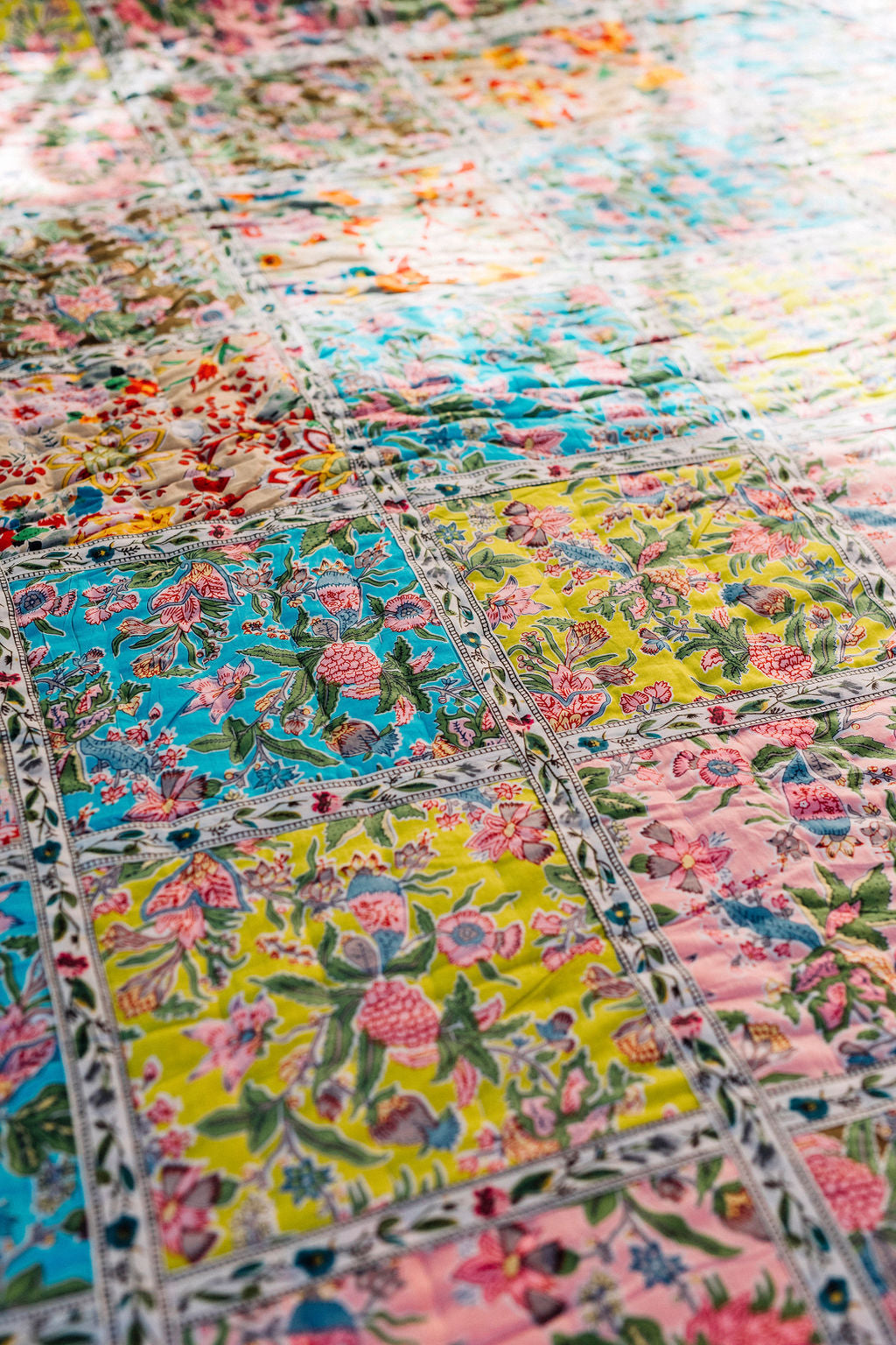 HOUSE OF SKYE | NEW ROMANTIC PATCHWORK QUILT | Bohemian Love Runway