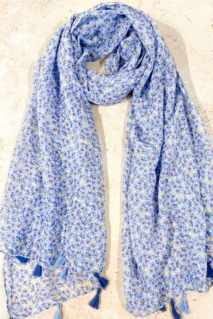 ANGELS WHISPER | DITSY FLORAL PRINT LIGHTWEIGHT SCARF | Bohemian Love Runway