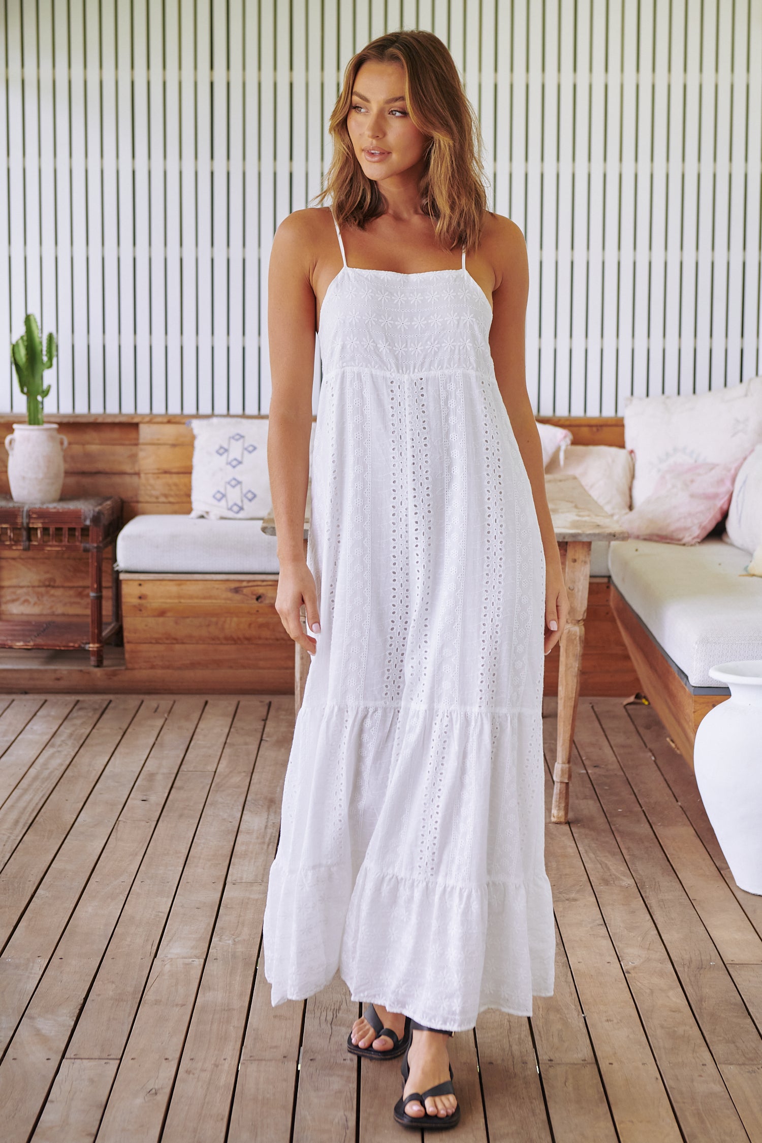 JAASE | TE AMO TINA JUMPSUIT WHITE | Bohemian Love Runway