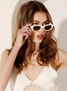ANGELS WHISPER | RUBY RETRO OVAL FRAME SUNGLASSES CAMEL | Bohemian Love Runway