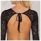 FOR LOVE AND LEMONS SKIVVIES | DAISY BODYSUIT BLACK | Bohemian Love Runway