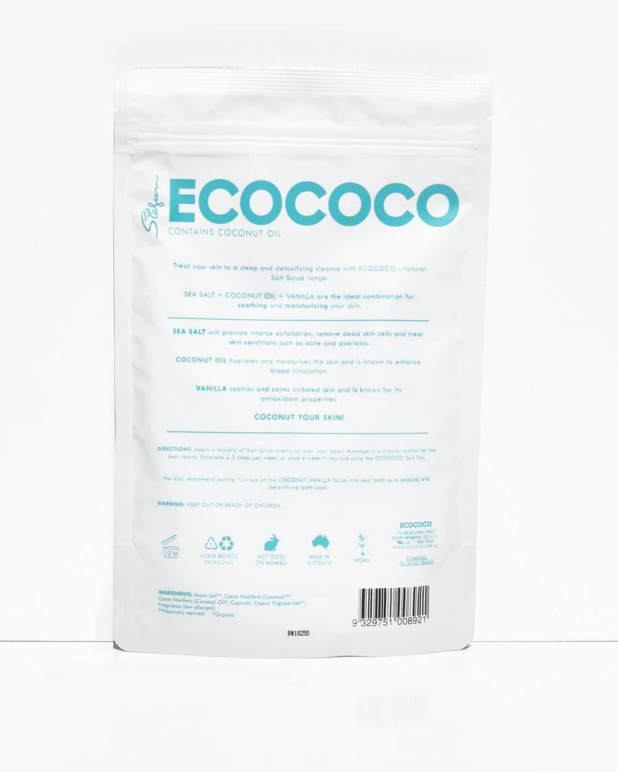  Eco Coco | VANILLA BODY SCRUB | Bohemian Love Runway