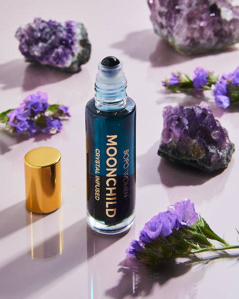 BOPO WOMEN | MOONCHILD CRYSTAL PERFUME ROLLER | Bohemian Love Runway