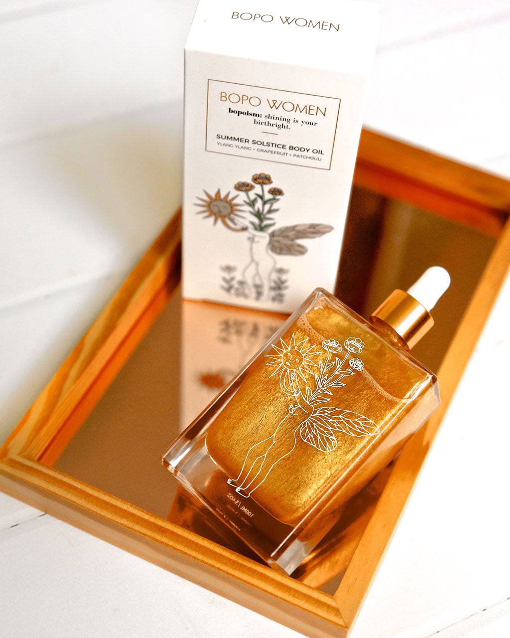 BOPO WOMEN | SUMMER SOLSTICE BODY OIL | Bohemian Love Runway