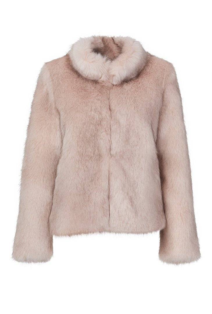 UNREAL FUR | DELISH JACKET DUSTY PINK | Bohemian Love Runway