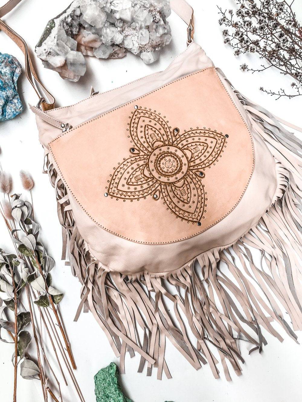 MAHIYA | SIENNA BOHO BAG CREAM | Bohemian Love Runway
