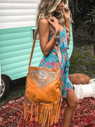 MAHIYA | DUSKY BAG TAN | Bohemian Love Runway