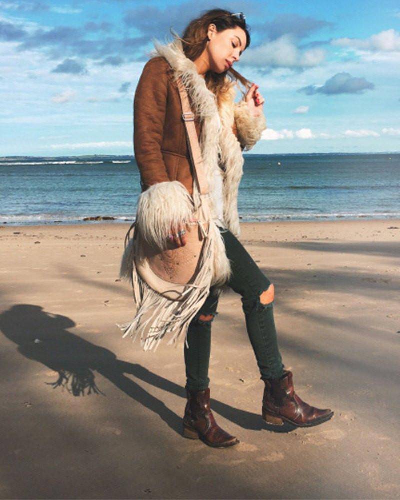 MAHIYA | SIENNA BOHO BAG CREAM | Bohemian Love Runway
