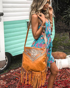 MAHIYA | DUSKY BAG TAN | Bohemian Love Runway