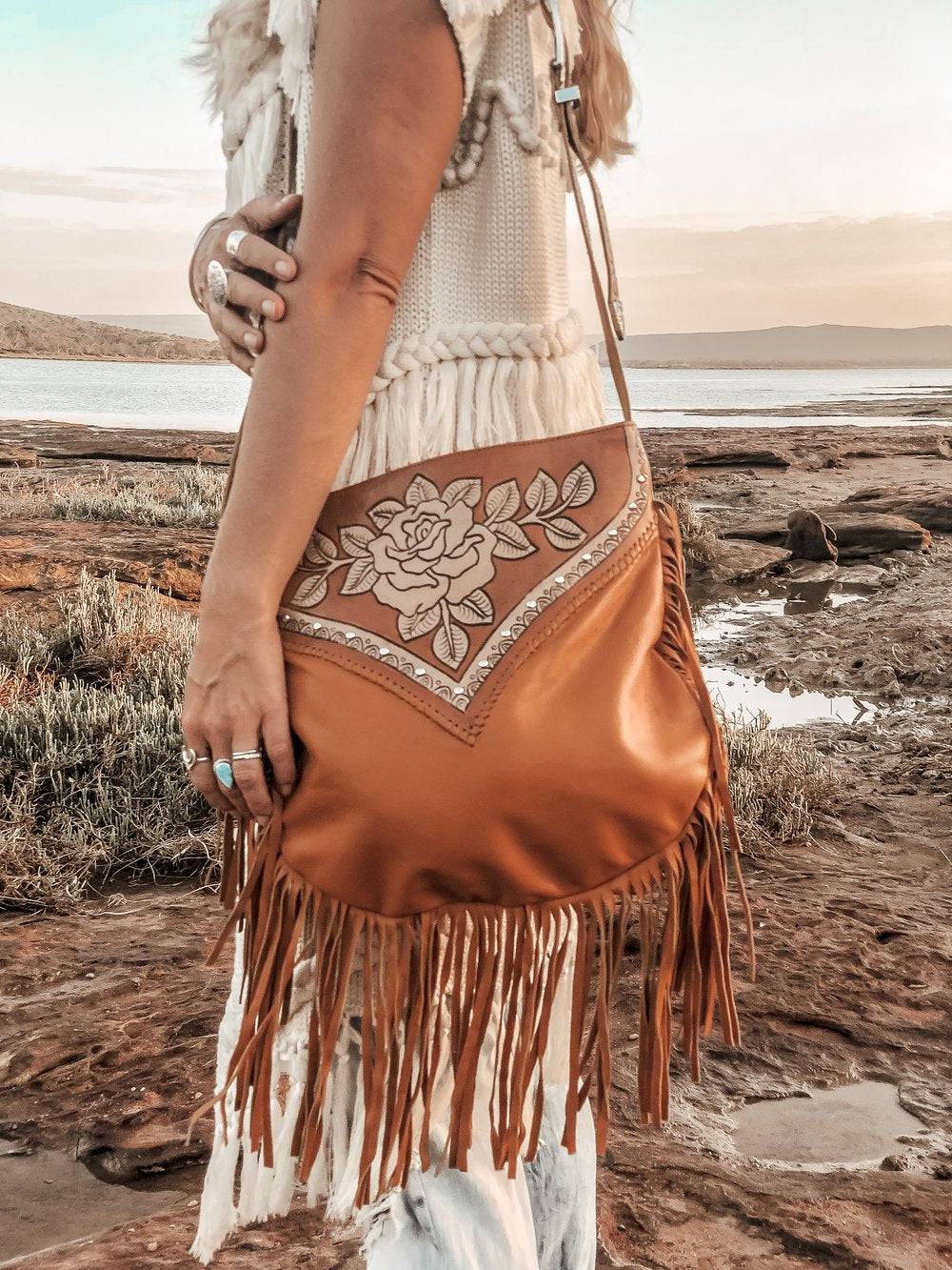 MAHIYA | DUSKY BAG TAN | Bohemian Love Runway