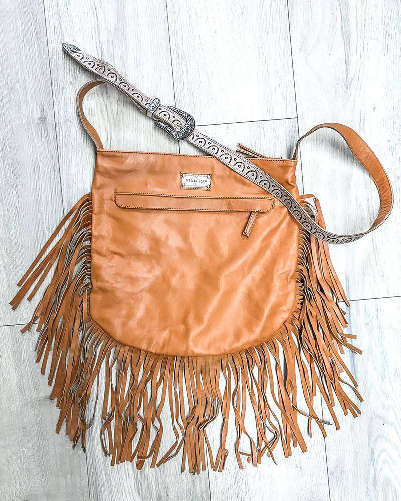 MAHIYA | DUSKY BAG TAN | Bohemian Love Runway