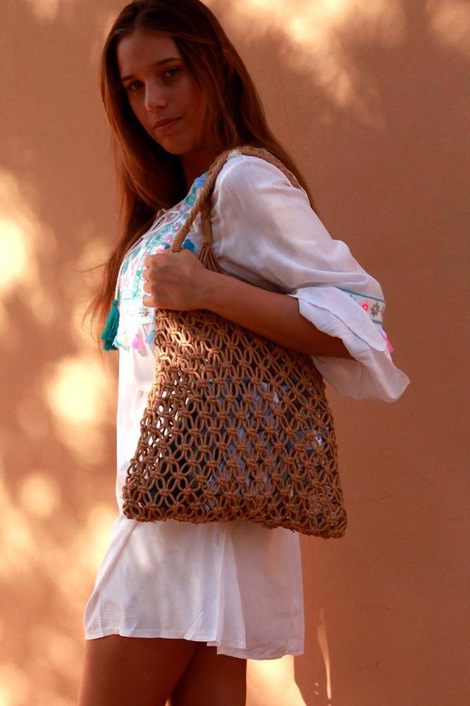 ISABELLA | SUNDAY TOTE ALMOND | Bohemian Love Runway
